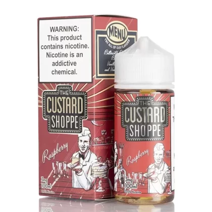 Raspberry – The Custard Shoppe – 100mL