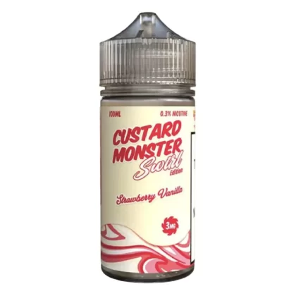 Custard Monster – Strawberry Vanilla Swirl – 100mL - Redstarvapor