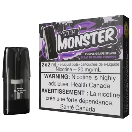 STLTH Monster Pod Pack – Purple Grape Splash