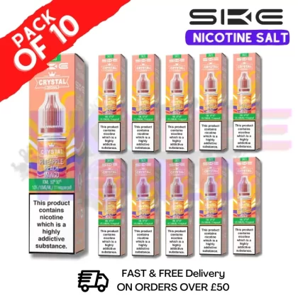 Pineapple Peach Mango Crystal SKE Nic Salt Box / Pack Of 10