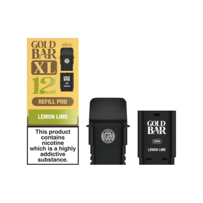 Lemon Lime Gold Bar XL Refill Pack - 20mg - Vape Product (D34CBC)