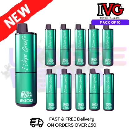 Box Of 10 – Menthol Edition IVG 2400 Prefilled Pen Kit