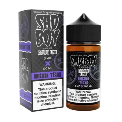 SadBoy CookieLine Unicorn Tears Cookie Synthetic Nicotine 100ml E-Juice - Eliquidsupply