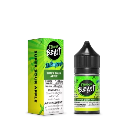Flavour Beast E-Liquid Super Sour Apple Iced Salt
