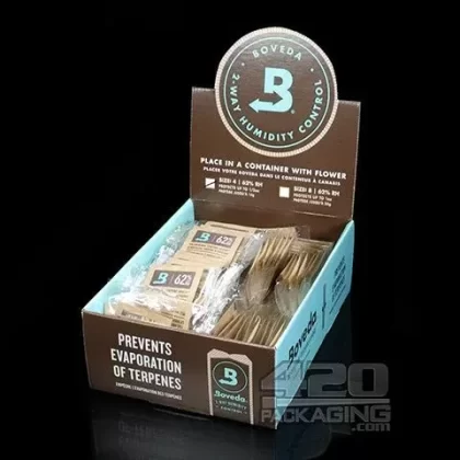 Boveda Humidity Packs 62% (4 gram) Master Case 125/Box