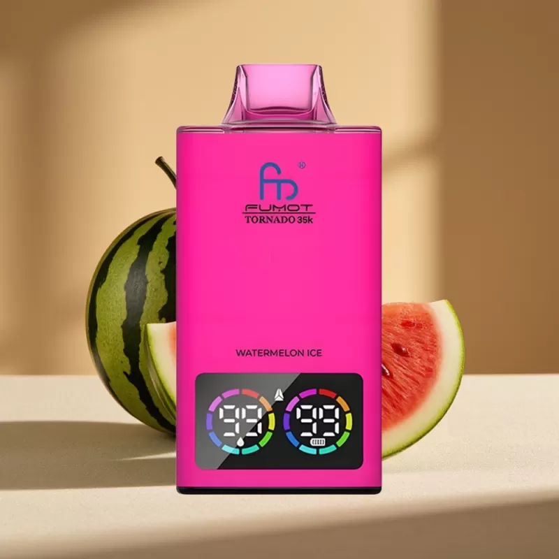 Fumot Tornado 35K Dual Mesh RGB Disposable Vape Watermelon Ice
