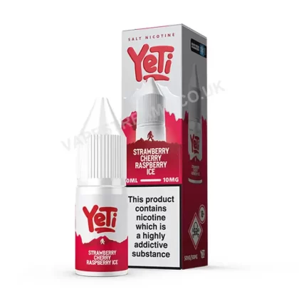 Yeti Summit Series Strawberry Cherry Raspberry Ice Nic Salt E-Liquid - Vapestreams Co