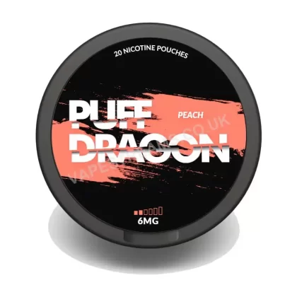 Puff Dragon Peach Nicotine Pouch - Vapestreams Co