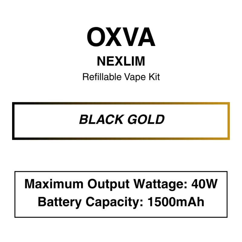 OXVA – Nexlim – Refillable Vape Kit - Image 2