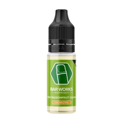 Kiwi Passionfruit Guava Nic Salt by Bar Works - 10ml - 20mg - Vape Product (9264F4)