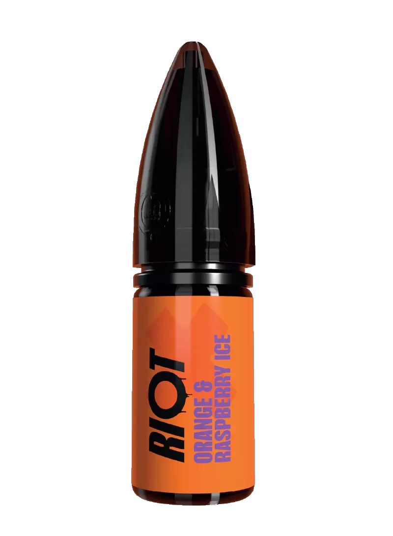 Orange & Raspberry Ice RIOT X Nic Salt - 10mg