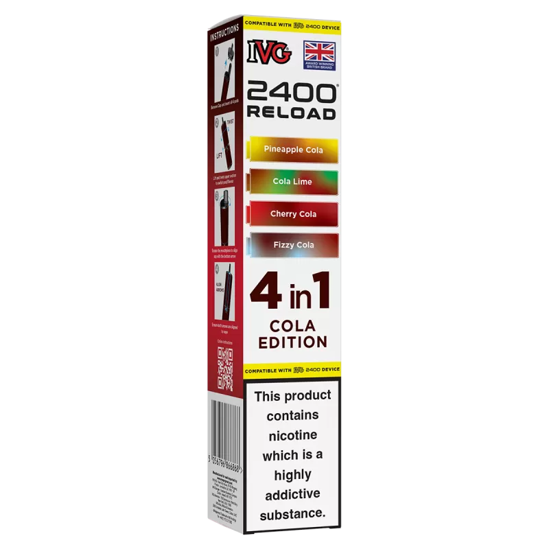 Cola Edition IVG 2400 Refill Pods - Vapeshop Co