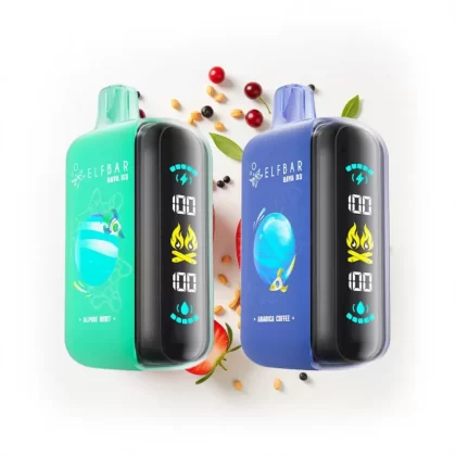 Elf Bar Raya D3 25000 Puffs Disposable Vape - Alpine Mint, Arabica Coffee; Inquiry