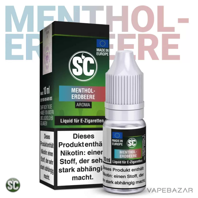 SC Liquid – Menthol Erdbeere - 3mg/ml, 12mg/ml - Image 2