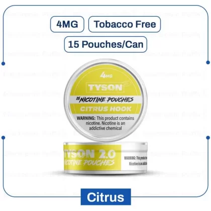 Buy Tyson 2 Citrus Nicotine Pouch 4mg Online | Electronicpuffs