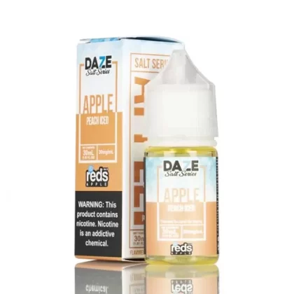 ICED PEACH – RED’S APPLE E-JUICE – 7 DAZE SALT – 30ML ( 30MG – 50MG ) - Vape Product, Vape Product