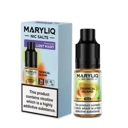 MaryLiq Tropical Island 10mg & 20mg Nic Salt 10ml Liquid (10 pk)