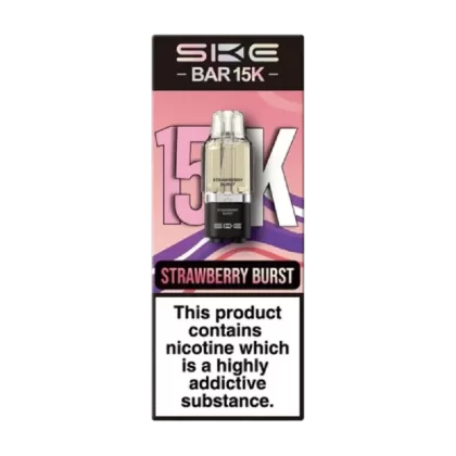 SKE Bar 15K Refill Pod Strawberry Burst - Nicotine Strength#20mg
