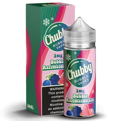 Bubble Razzmelon Ice by Chubby Bubble Vapes 100ml - 6MG