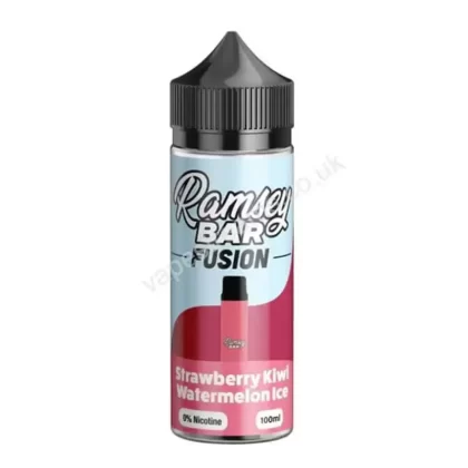 Ramsey Bar Fusion Strawberry Kiwi Watermelon Ice E-Liquid Shortfill - Vapestreams Co