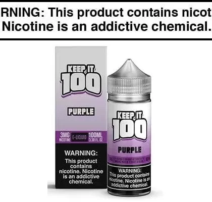 PURPLE BY KEEP IT 100 100ML - Vapejuice