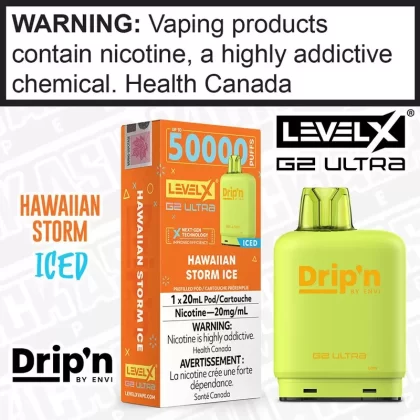 Hawaiian Storm Ice Drip’n LEVEL X G2 Ultra POD