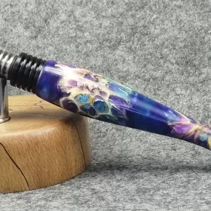Classic Porky in Sweet Gumball / Blue Resin by PhattPiggie