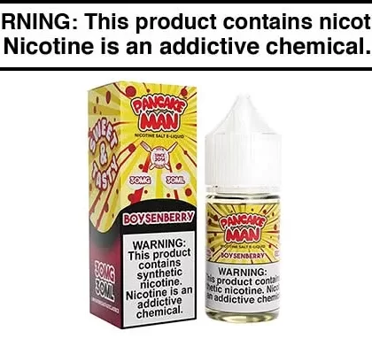 BOYSENBERRY PANCAKE MAN BY VAPE BREAKFAST CLASSICS SALT 30ML - Vapejuice
