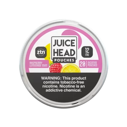 Juice Head Raspberry Lemon Mint - Juice Head Pouches#Raspberry Lemonade Mint~Nic Level#12mg>6mg