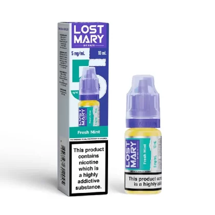 Lost Mary Nic Salt E-Liquid Fresh Mint 10ml - Nicotine Strength#20mg>10mg>5mg