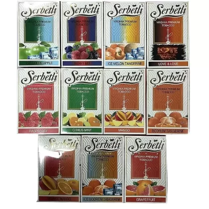 Hookah Shisha Serbetli Tobacco with Fruit Flavor 50g ( )