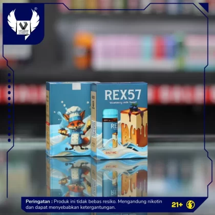 REX57 BLUEBERRY MILK TOAST SALTNIC - 3 mg / 60 ml