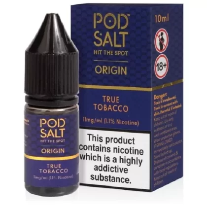 Pod Salt True Tobacco Nicotine Salt E Liquid (10ml)