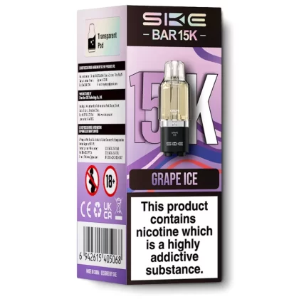 Grape Ice by SKE Bar 15K - 20 mg/ml