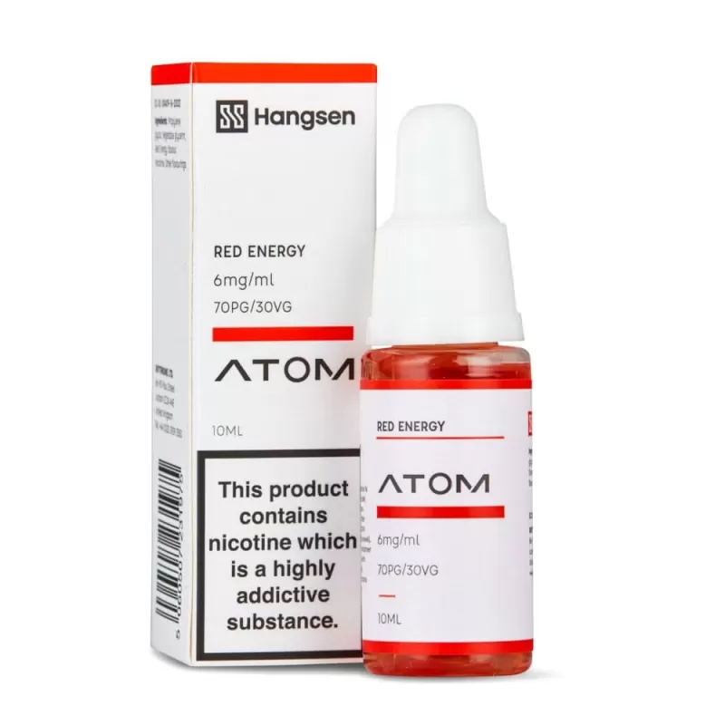 Red Energy E-Liquid Atom Series by Hangsen (10ml)