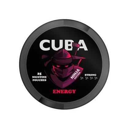 CUBA Ninja Energy Nicotine Pouches - Strength#30mg (8FB213)