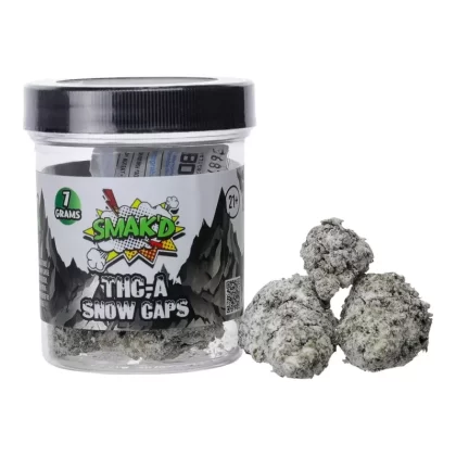 Smakd Snow Caps Indica THC-A Flower – 7g - Vape Store