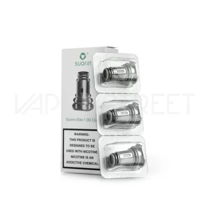 Suorin Elite Replacement Coils (3 Pack) - 0.4ohm Coils, 1.0ohm Coils