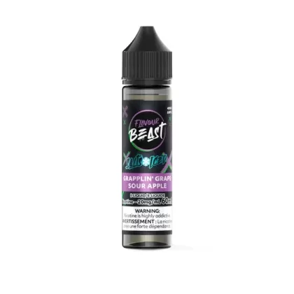 Flavour Beast E-Liquid 60ml Salt – Grapplin’ Grape Sour Apple