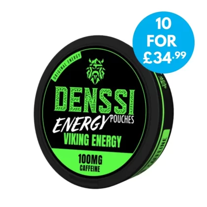 Denssi 100mg No Nicotine Caffeine Pouches - Vape Co