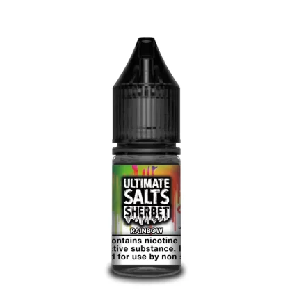 Ultimate Salts – Sherbet: Rainbow – 10ml - B. 10mg, D. 20mg; 10ml - TPD Compliant
