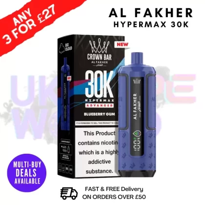 Blueberry Gum Al Fakher 30K HyperMax Pod Kit