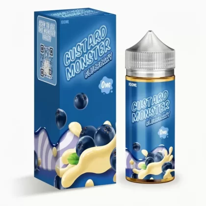 Blueberry – Custard Monster – 100mL 75% VG E-Liquid