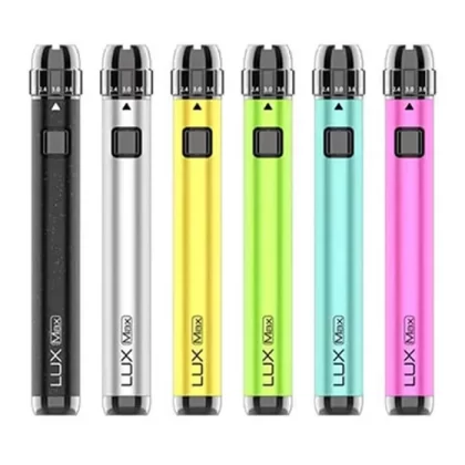 Yocan LUX Max Twist Batteries - Pack Count#Single Pack~Color#Black>Silver>Yellow>Green>Teal>Purple