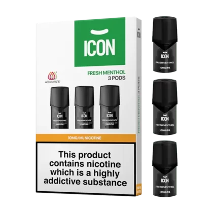 ICON Vape Fresh Menthol Pods (Pack of 3) - 20mg - Vape Product