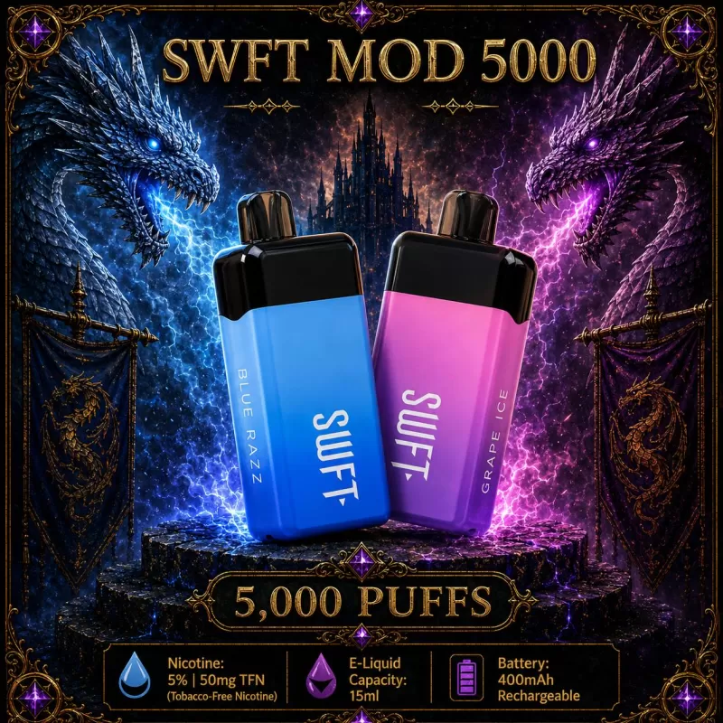 SWFT Mod 5000 - Strawberry Wafer - Vapeciga