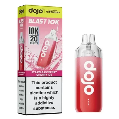 Vaporesso Dojo Blast 10k Prefilled Pod Kit Strawberry Raspberry Cherry Ice - Ecigpremium
