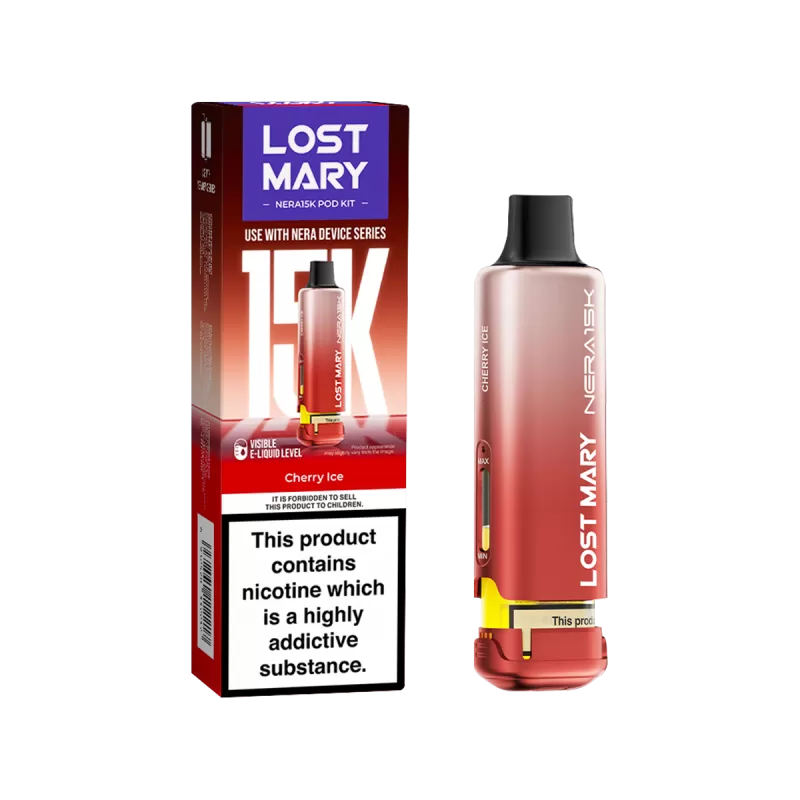Cherry Ice Lost Mary NERA15K Refill Pack - 20mg - Vape Product (2AE327)