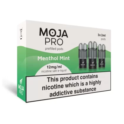 MOJA Pro Refill Pods - Menthol Mint (x3) - 18mg (1.8%)