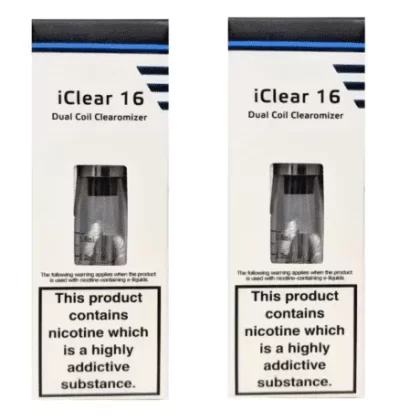 Innokin iClear 16 Atomizer Tank – Dual Coil CE4 Atomizer – 2.1 ohm - Vapestorm Co